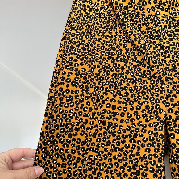 Who What Wear Leopard Print Pull-On Skinny Pants - Sz 6 - Picture 3 of 6